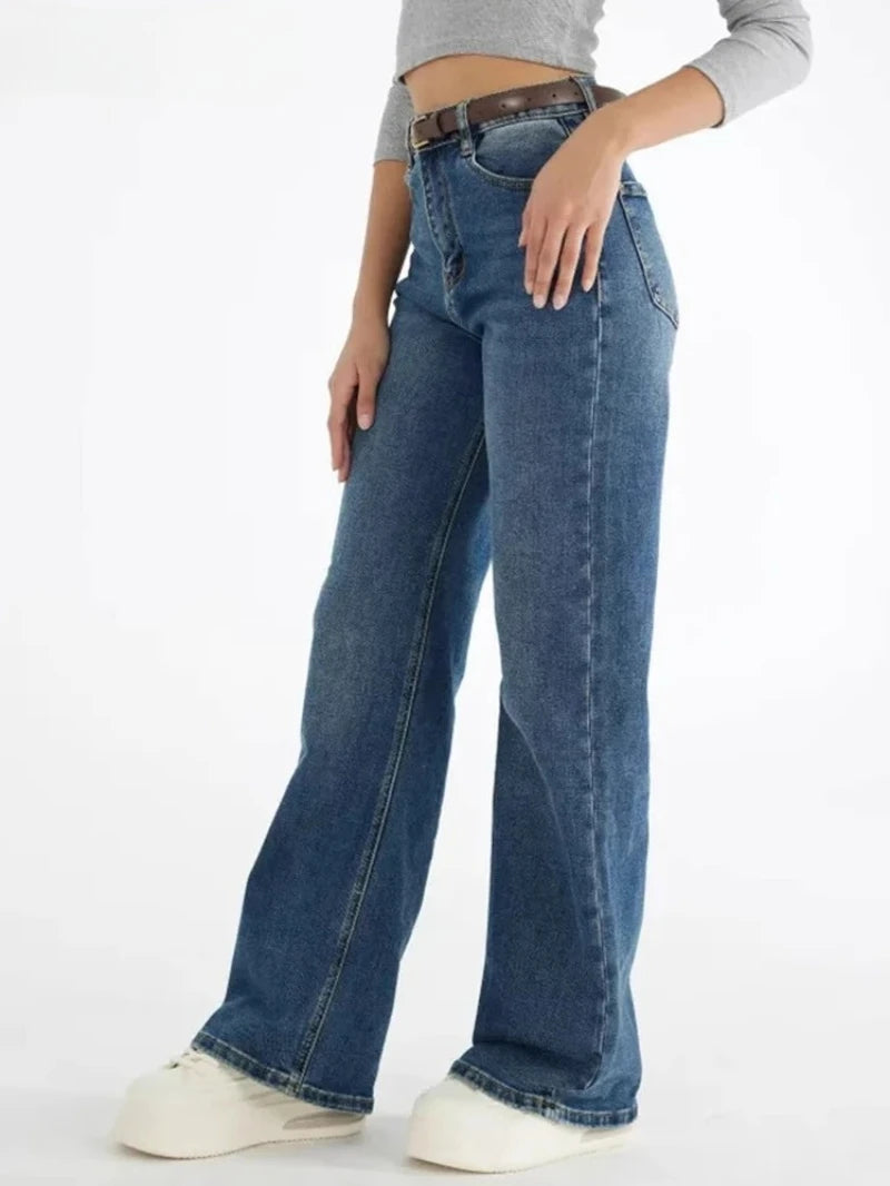 Straight Leg Vintage Denim Pants | Inspired by Hande Erçel