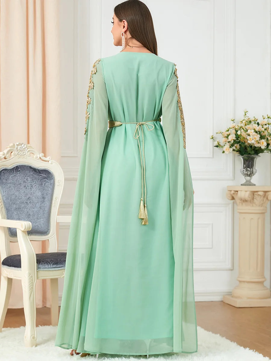 Ottoman Abaya Long Sleeve Kaftan Party Dress | Inspired by Meryem Uzerli