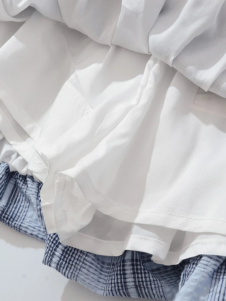 Chu Sau beauty Women New Fashion Sweet Plaid Chic Sashes Mini Skirt Sexy Elastic Low Waist Super Short Skirts A Line Skorts
