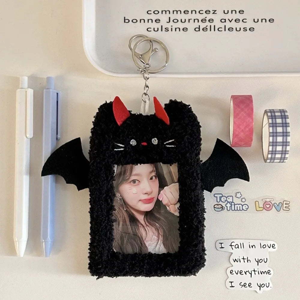 Plush Cat & Dog K-pop Photocard Holder