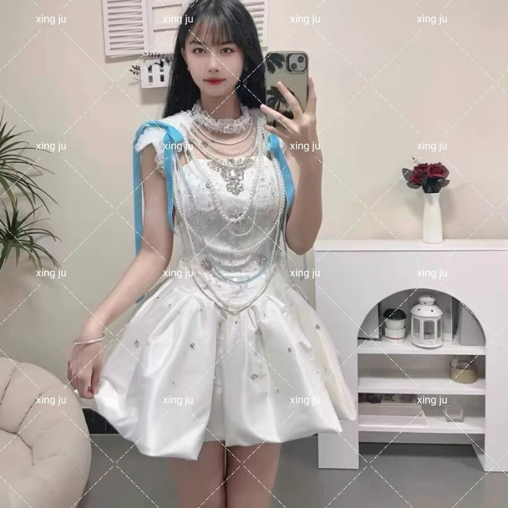2025 New Kpop Korean Singer Stage Outfits Women Group Jazz Street Dance Wear Nightclub Girl Performance Suit Festival Party Wear