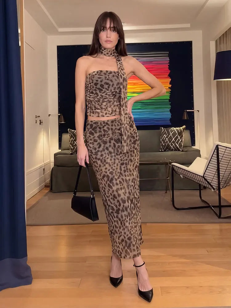 Leopard Two-Piece Set | Meri