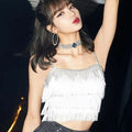 Jazz Dance Vest Crop Top & Tight Shorts Set | Inspired by Lisa