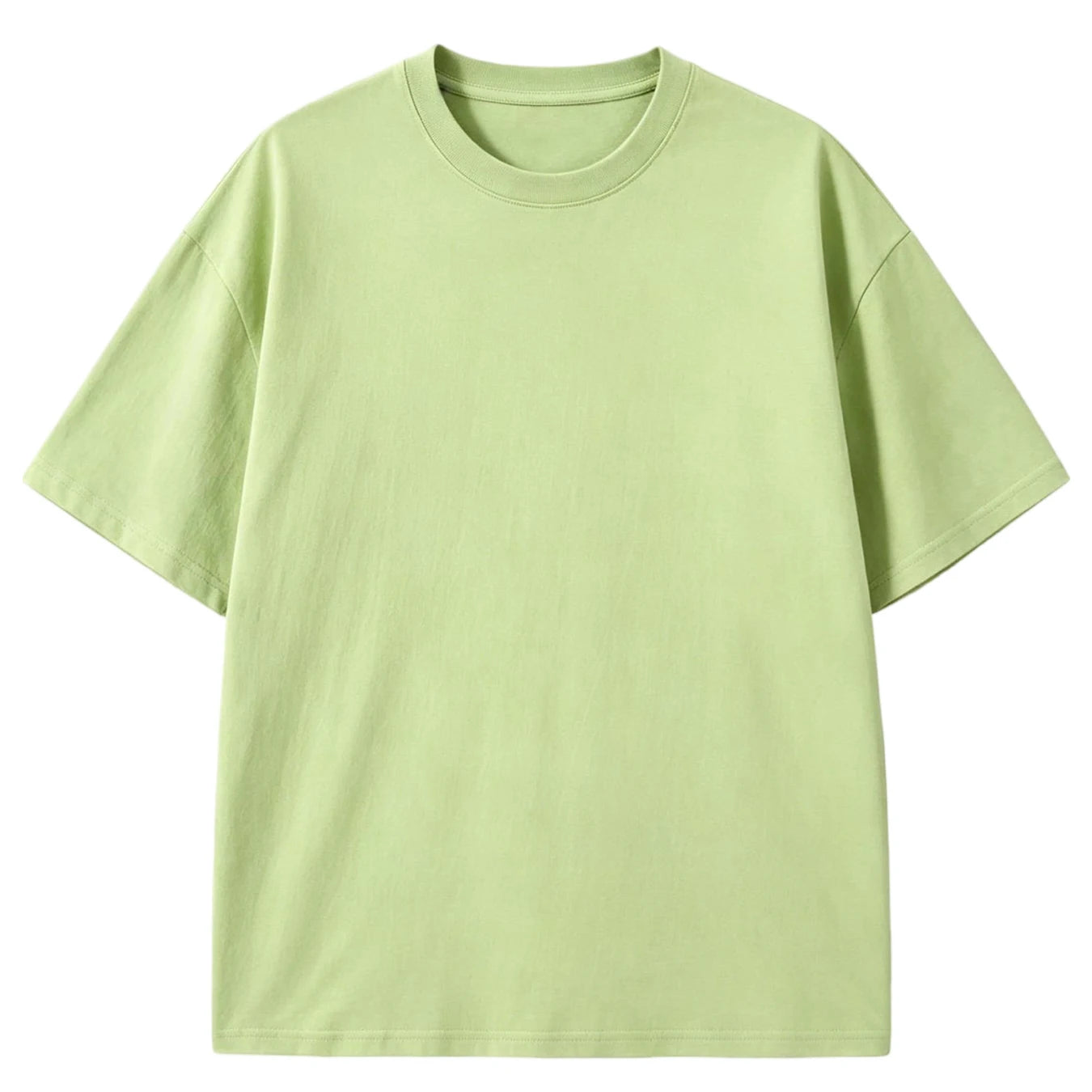 Solid DailyTee Family Korean Style T-Shirt Women Cotton Y2K Crewneck T Shirts All-Match Summer Clothing Comfortable Loose Top