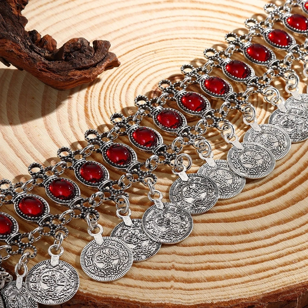 Turkish Ethnic Coin Tassel Head Chain | Inspired by Esra Bilgiç