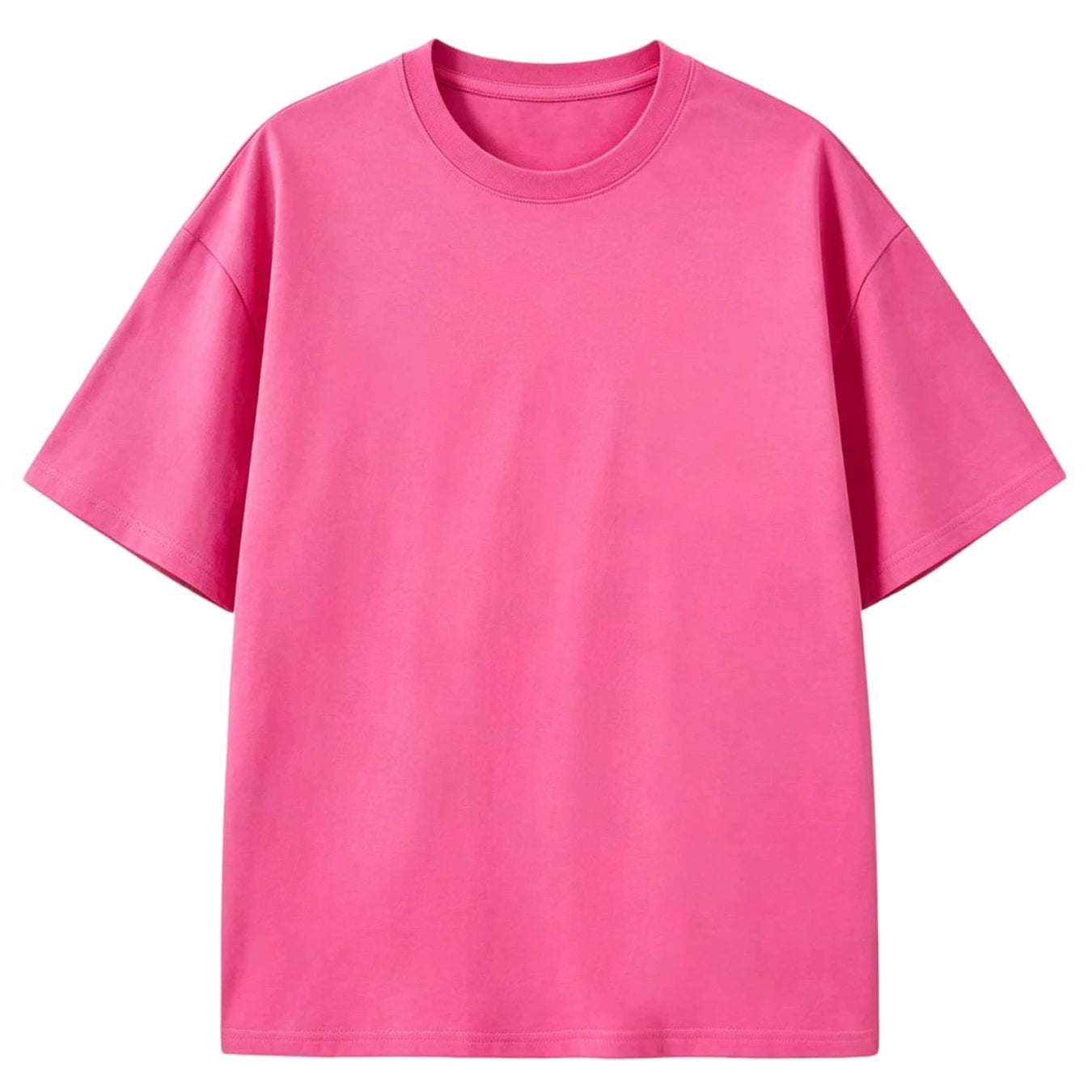 Solid DailyTee Family Korean Style T-Shirt Women Cotton Y2K Crewneck T Shirts All-Match Summer Clothing Comfortable Loose Top
