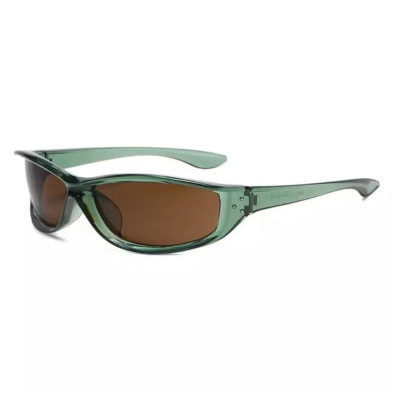 European and American Style Vintage Y2K Hot Girl Riding Sunglasses UV Protection Seaside Travel Cool Pose Photo Sun Glasses