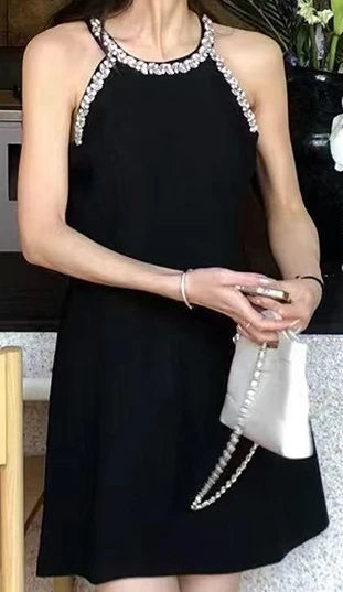 Feminine High-end Trendy Dresses Women's 2025 Summer New Socialite Fashion Dress Women's Sleeveless Simple Nice Stylish Dresses