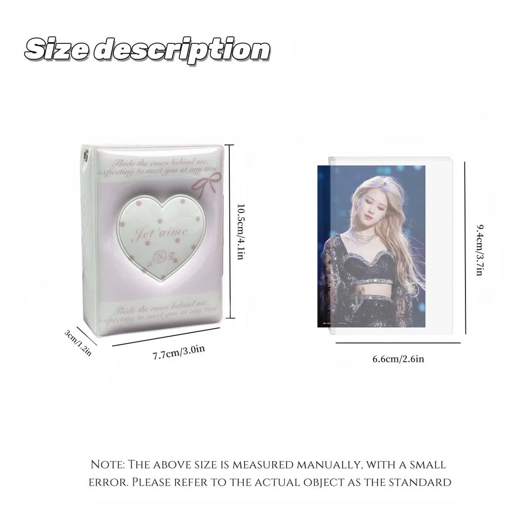 Rose Butterfly K-pop Photocard Album