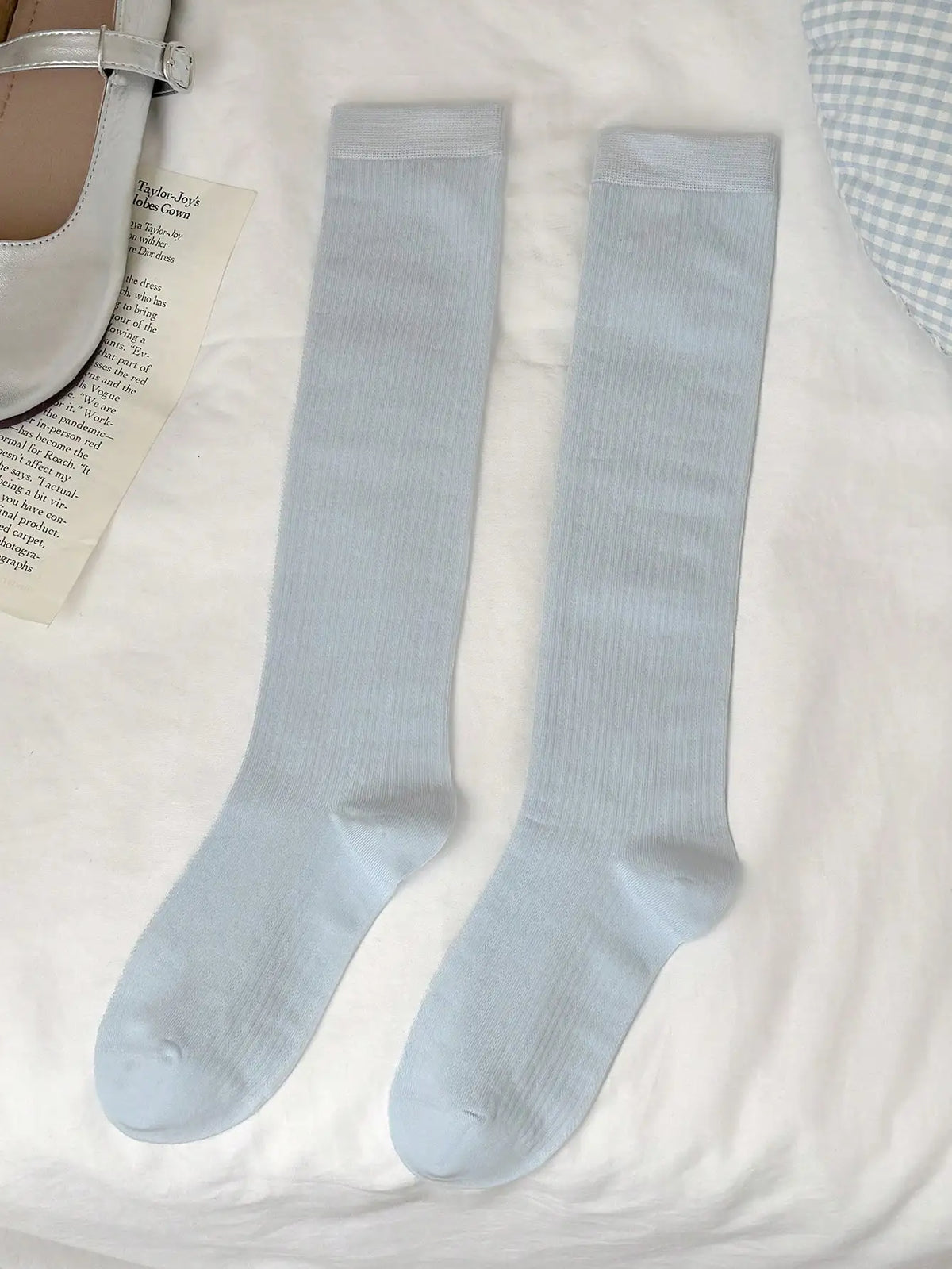 Mesh Knee-High Socks | Inspired by Ningning