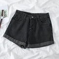 Korean High Waist Slim Denim Shorts | Inspired by Neslihan Atagül