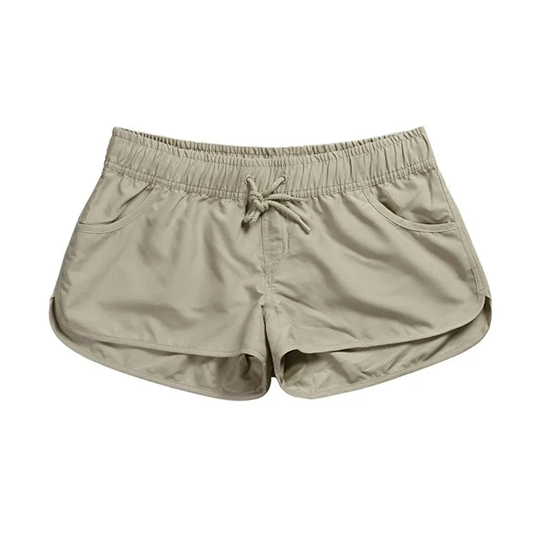 High-Waist Lace-Up Knit Shorts | Inspired by Karina
