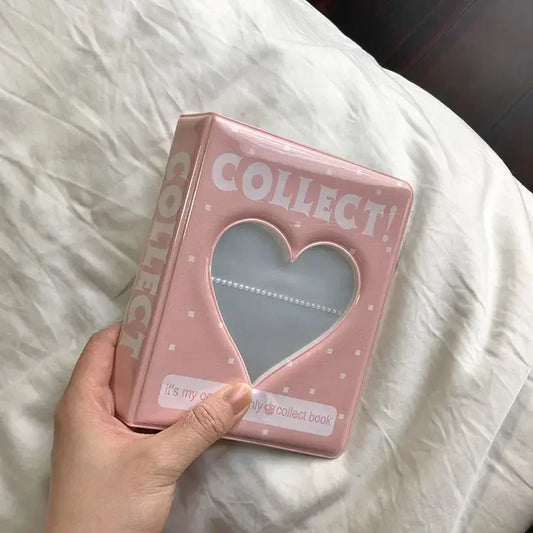 64 Pockets 3 Inch Mini Photo Album Hollow Out Film Photo Albums Photocard Name Card Storage Collect Album  фотоальбом