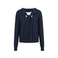 Korean Contrast Fake Two-Piece Sailor Collar Knit Sweater | Inspired by Winter