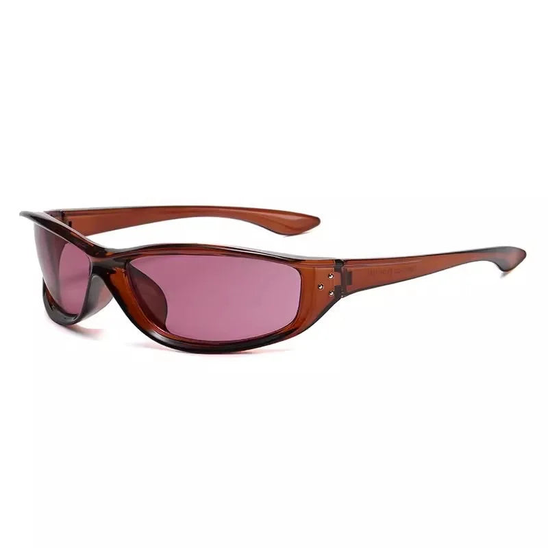 European and American Style Vintage Y2K Hot Girl Riding Sunglasses UV Protection Seaside Travel Cool Pose Photo Sun Glasses