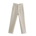 High Waist Slim Pencil Ankle Pants | Inspired by Pınar Deniz