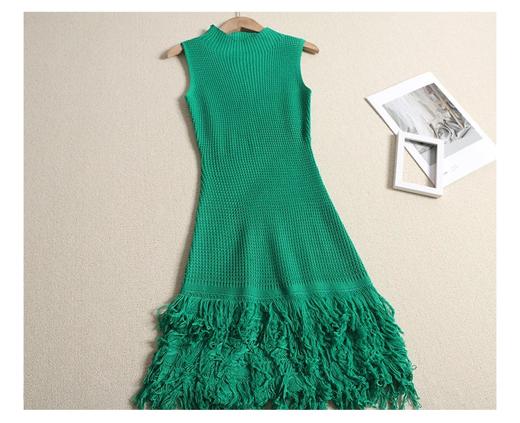Tassel A-Line Bodycon Mini Dress | Inspired by Neslihan Atagül