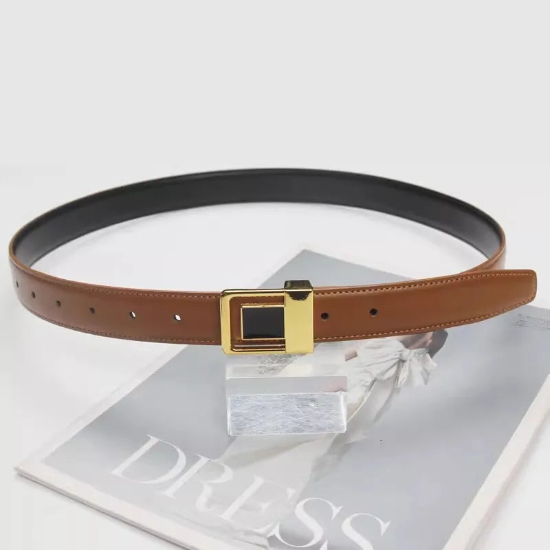 Slim PU Leather Waist Belt | Inspired by Hande Erçel