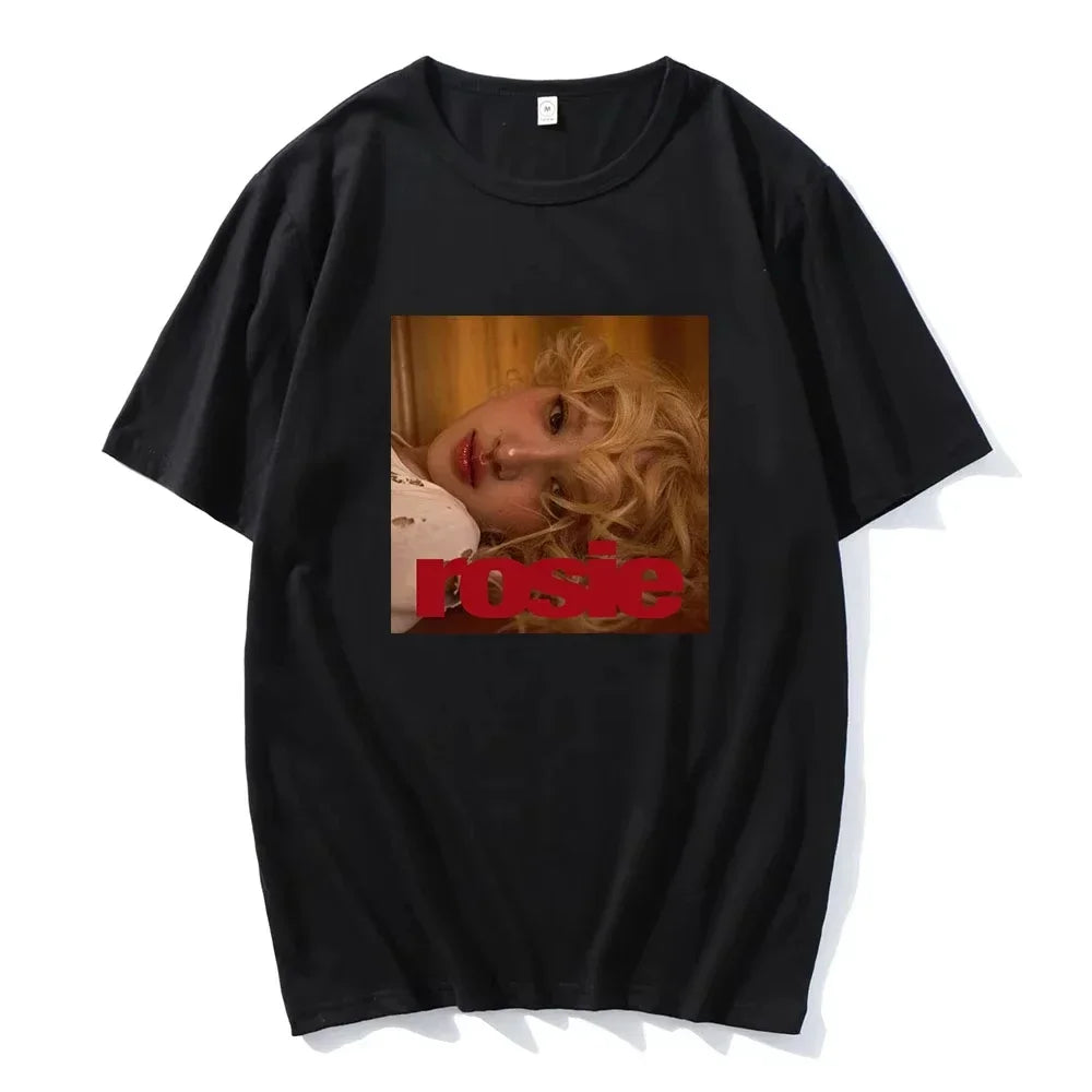 Rosé New Album Number One Girl Same T Shirt Men/women Kids Clothing Harajuku Tops Y2k Unisex High Quality Tees Graphic Clothes