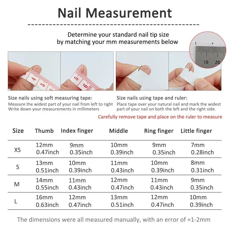 10pcs French Duck Bill Fake Nails 3D Heart Ruby Nail Art Metal Rhinestone Handmade Press on Nails Luxurious Romantic False Nails
