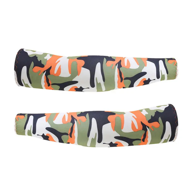 1Pair Arm Sleeves Summer Sun UV Protection Ice Cool Cycling Running Fishing Climbing Driving Arm Cover Warmers For Men Women