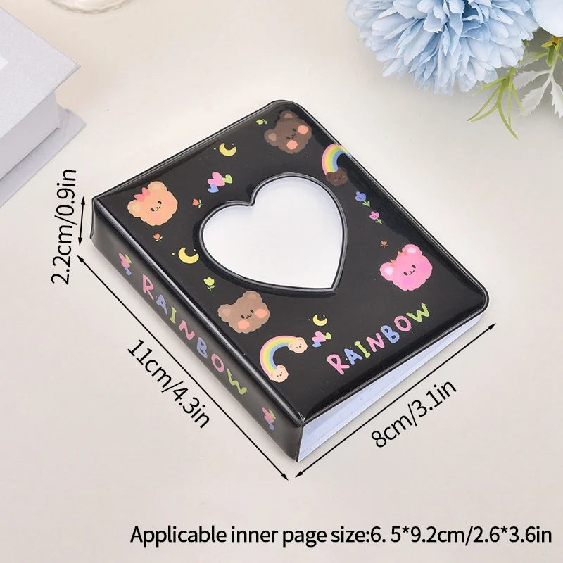 Kpop Photo Album Mini 3 Inch Album Photo Photocard Holder Idol Binder Photo Card Holder Card Collect Book Picture Protector 포토카드