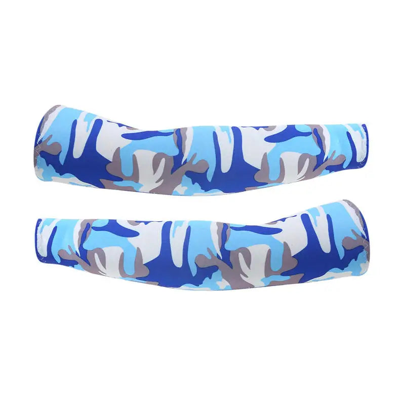 1Pair Arm Sleeves Summer Sun UV Protection Ice Cool Cycling Running Fishing Climbing Driving Arm Cover Warmers For Men Women