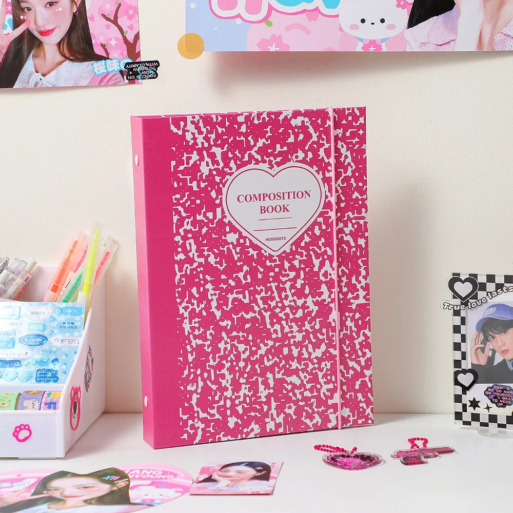 A5 Cartoon Photobook Album Binder Photos or Cards Stickers Photocard Book Instax Mini Scrapbooking Scrap Book Album