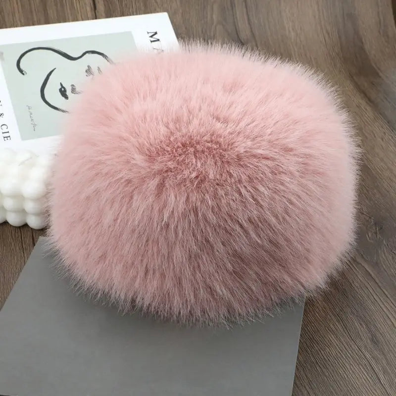 New Fluffy Fur Women's Winter Hat Winter Snow Ski Cap Female Faux Fur Thick Warm Windproof Hat Russian Hat Mink Fisherman's Hat