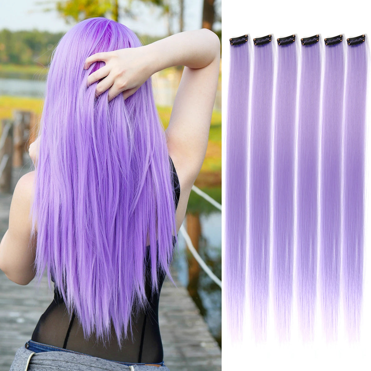 Colored Clip-in Hair Extensions | Inspired by Zeynep Oktay
