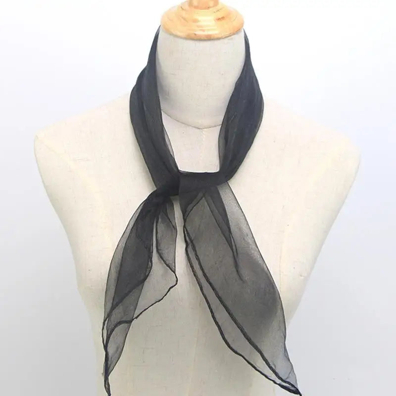 Korean Knitted Slim Long Scarf Y2K Harajuku Decorative Neckerchief Stripe Neck Women Narrow Long Scarf Choker Lady Accessories
