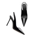 Super High Stiletto Pointed Toe Slingback Pumps | Inspired by Esra Bilgiç