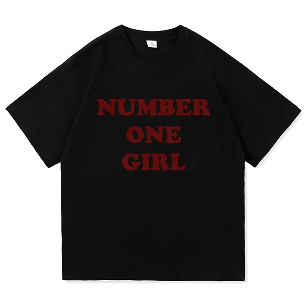 Rosé New Album Number One Girl Same T Shirt Men/women Kids Clothing Harajuku Tops Y2k Unisex High Quality Tees Graphic Clothes