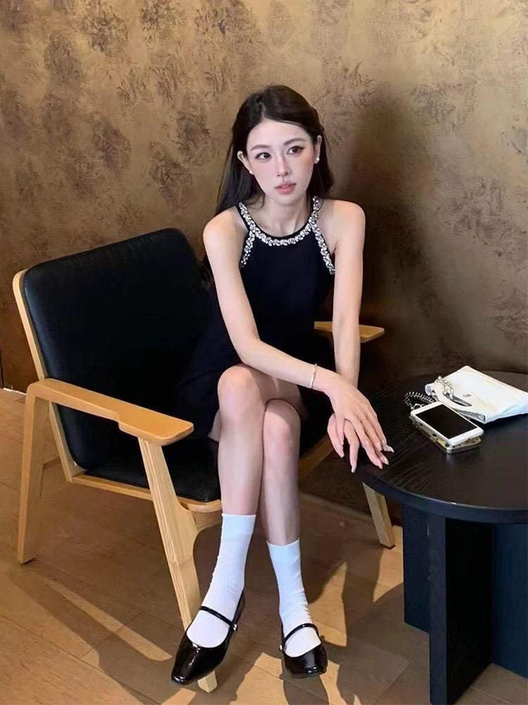 Feminine High-end Trendy Dresses Women's 2025 Summer New Socialite Fashion Dress Women's Sleeveless Simple Nice Stylish Dresses