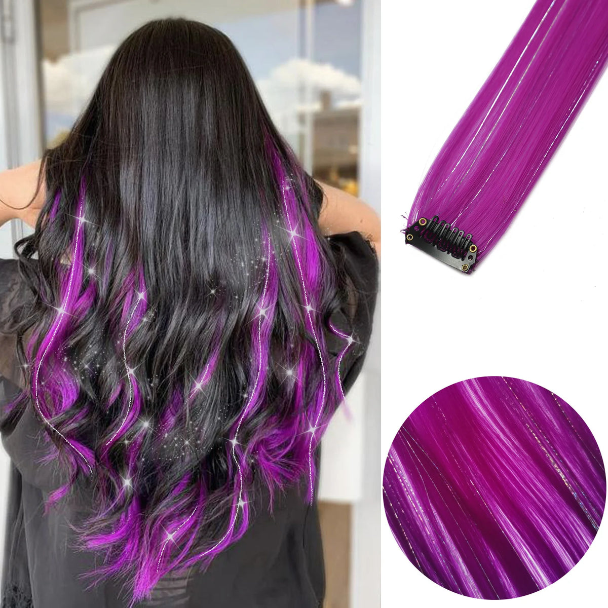 Colored Clip-in Hair Extensions | Inspired by Zeynep Oktay