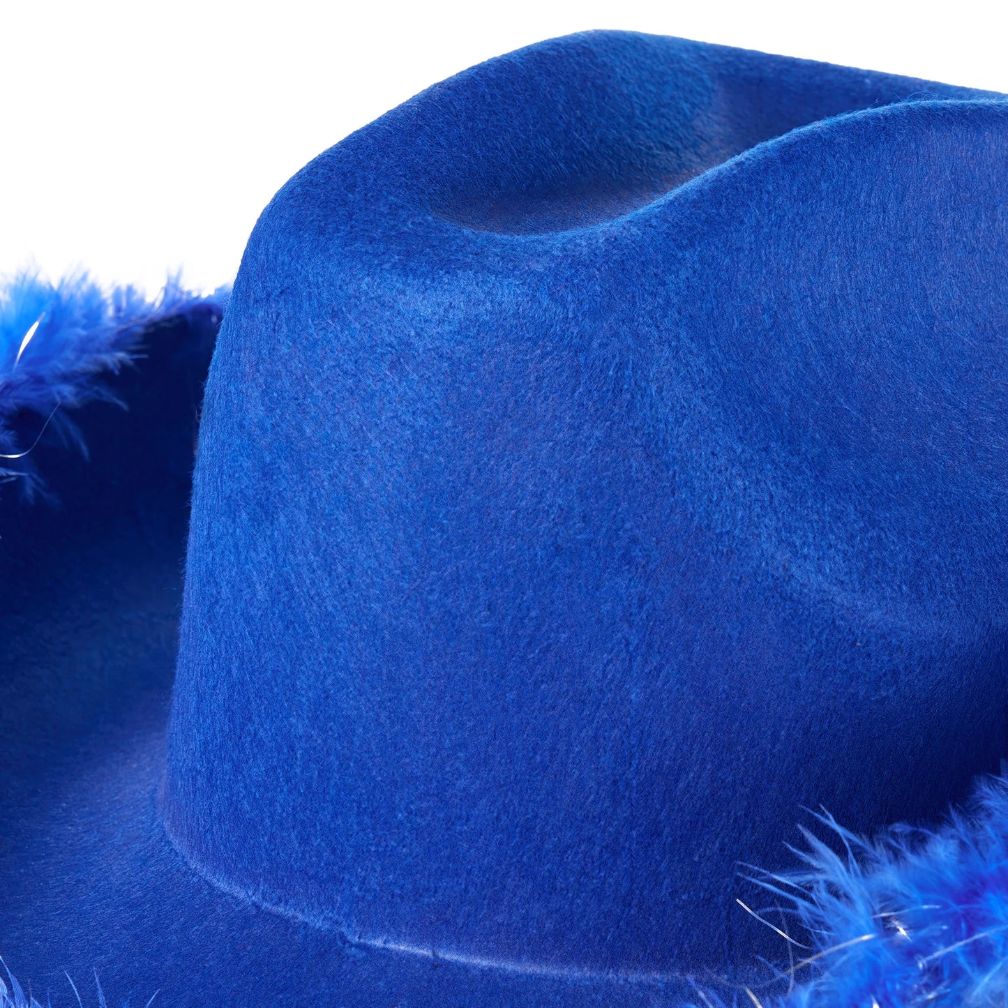 Wide Brim Furry Trim Cowboy Hat | Inspired by Zeynep Oktay