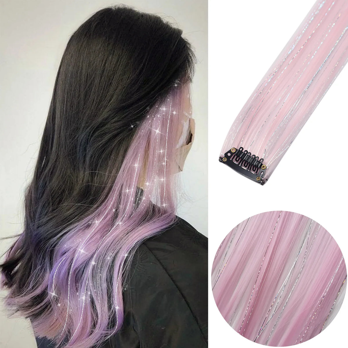 Colored Clip-in Hair Extensions | Inspired by Zeynep Oktay