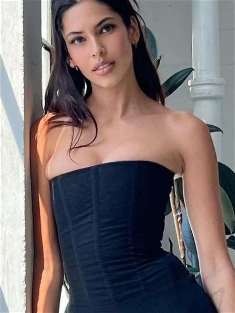 Mesh Backless Tank Top | Inspired by Hilal