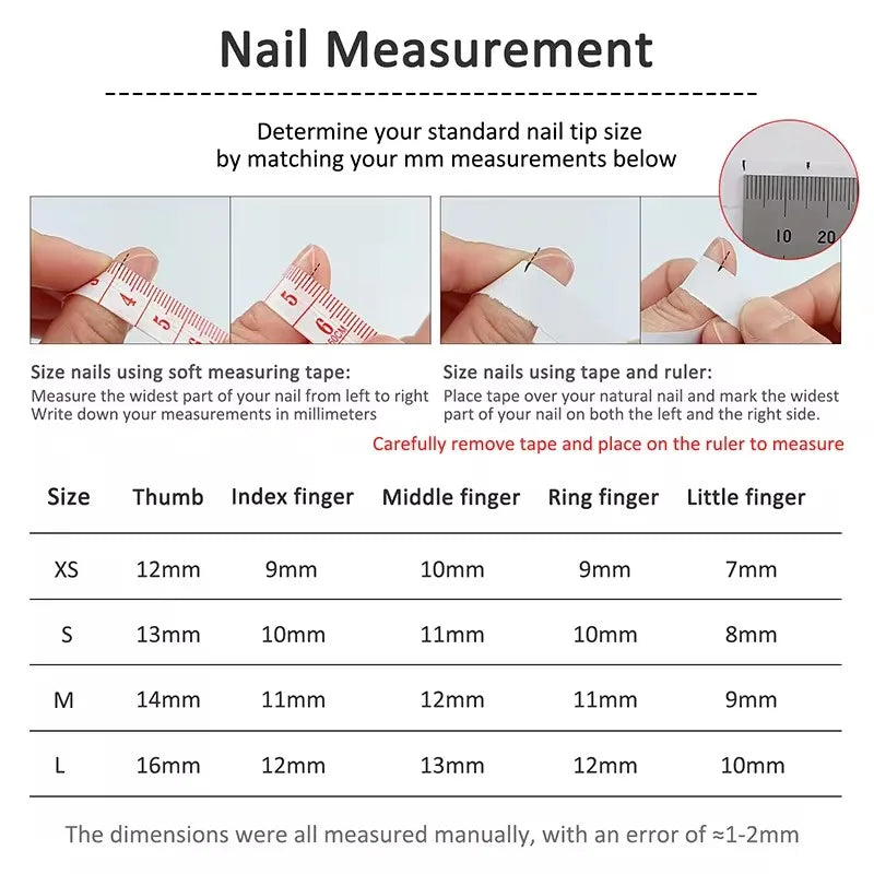 10pcs Cute Medium French Ballet Nails Cartoon Graffiti Pentacle Stripes Handmade Press on Nails Wearable Fashion Fake Nails Tip