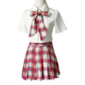 Plaid Crop Top & Pleated Mini Skirt Set | Inspired by Blackpink