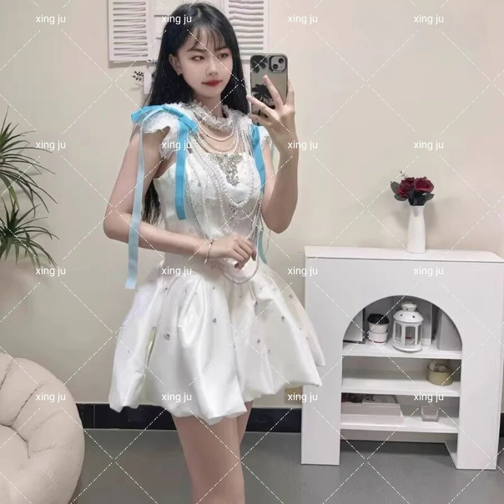 2025 New Kpop Korean Singer Stage Outfits Women Group Jazz Street Dance Wear Nightclub Girl Performance Suit Festival Party Wear