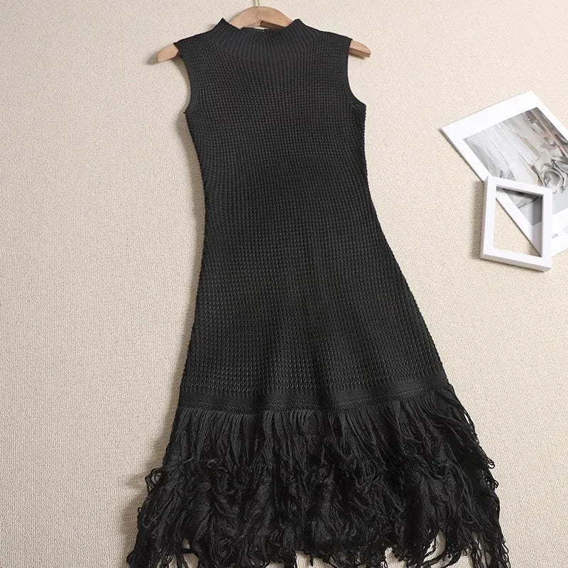 Tassel A-Line Bodycon Mini Dress | Inspired by Neslihan Atagül