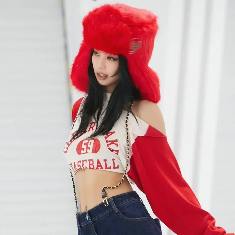 K-pop Idol Outfit Women Crop Tops Jazz Dancewear Streetwear Hip Hop Clothes Stage Costume Festival Clothing Dancer Outfit 2025