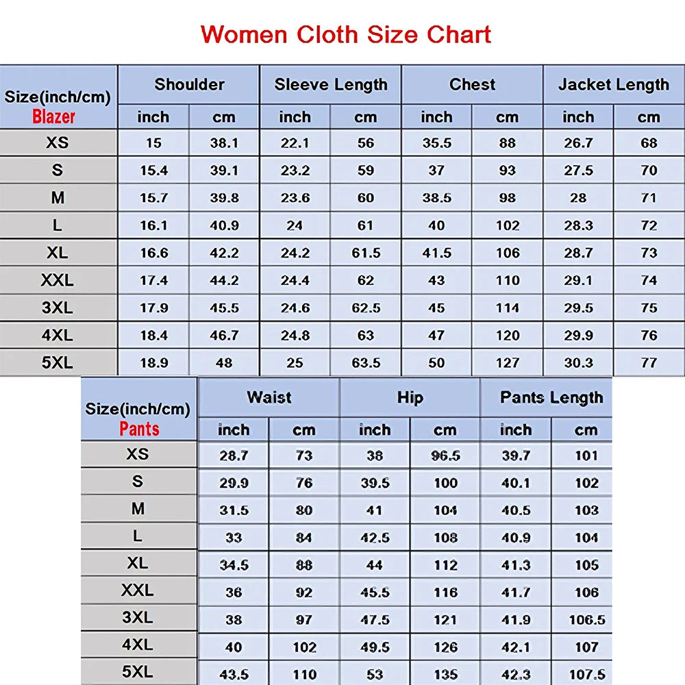 Navy Blue Women's Suit Two Piece Double Breasted Blazer and Pants Elegant Formal Business Office Fashion Casual Ladies Outfit