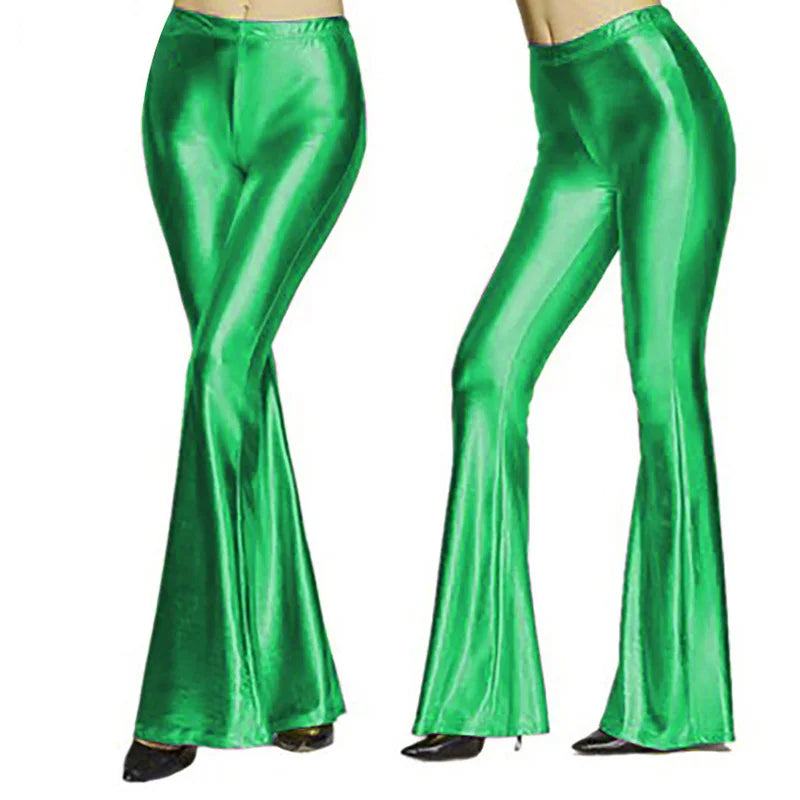 Metallic Flare Trousers | Asli