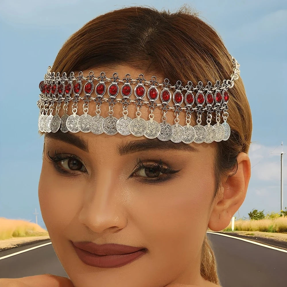 Turkish Ethnic Coin Tassel Head Chain | Inspired by Esra Bilgiç