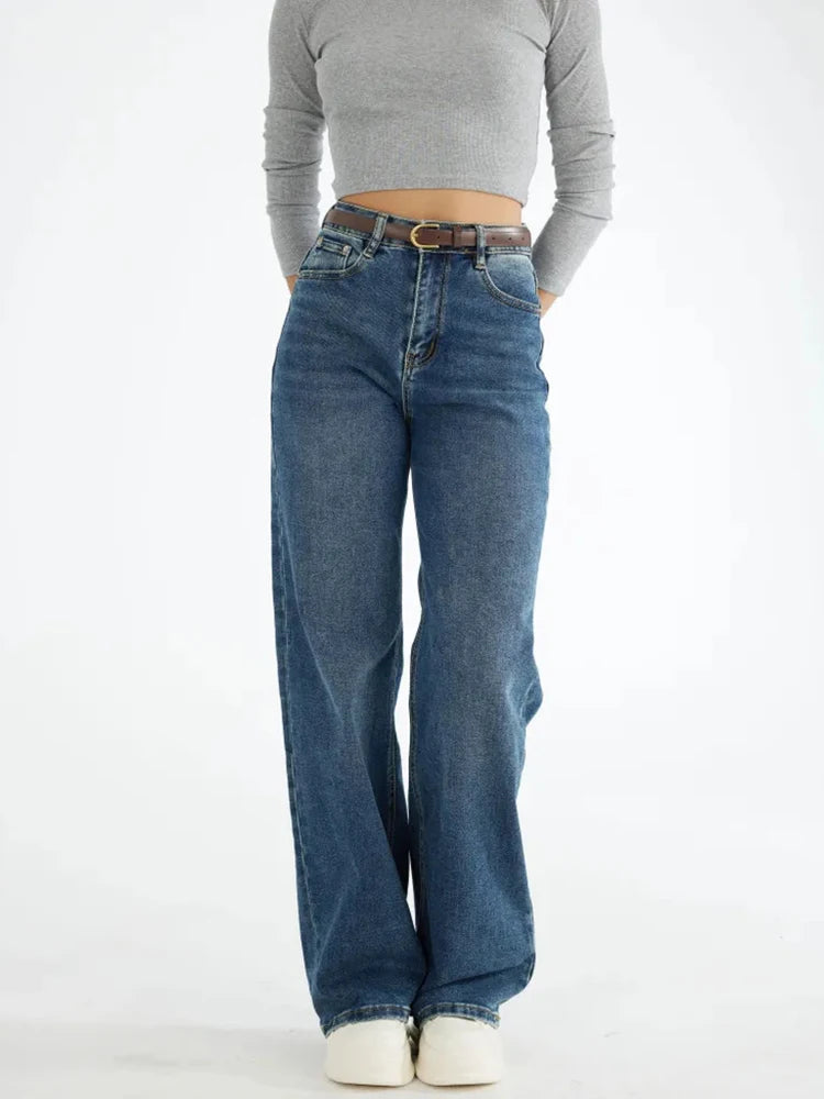 Straight Leg Vintage Denim Pants | Inspired by Hande Erçel