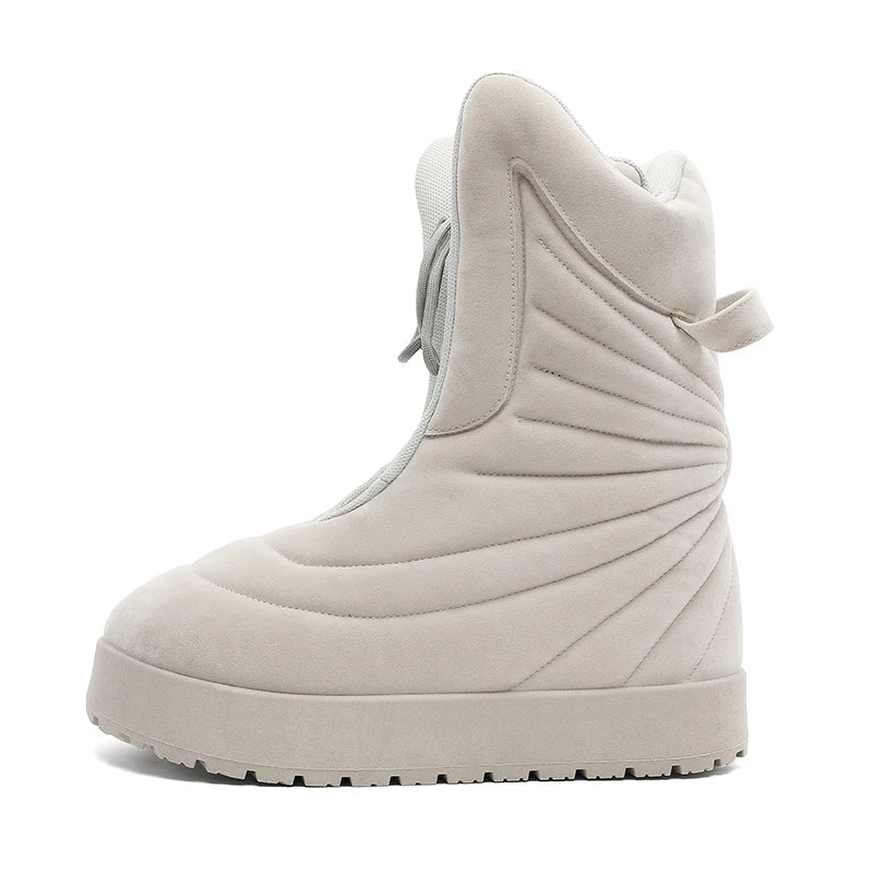 Men Boots 2025 New Winter Slippers Warm Men Shoes Waterproof Non-Slip Plush Sneakers Male Tenis Shoes Boots Men Sneakers Winter