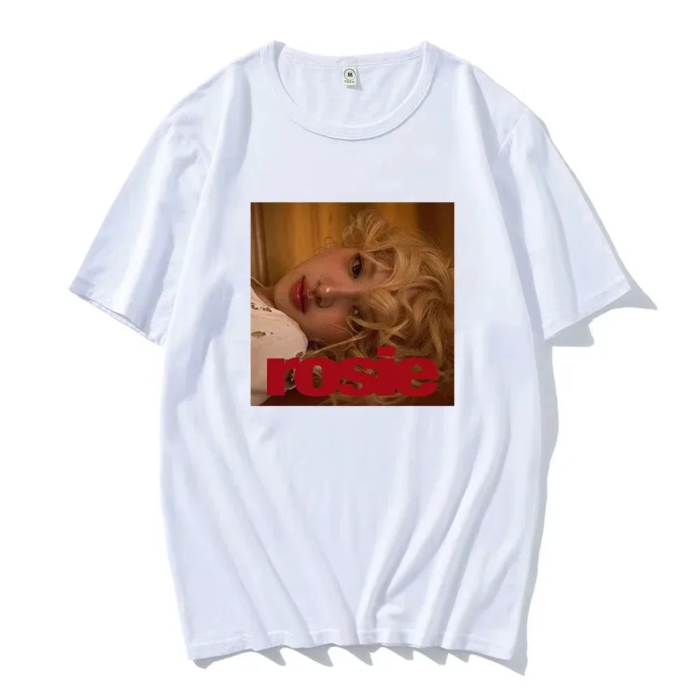 Rosé New Album Number One Girl Same T Shirt Men/women Kids Clothing Harajuku Tops Y2k Unisex High Quality Tees Graphic Clothes