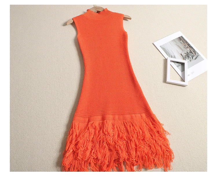 Tassel A-Line Bodycon Mini Dress | Inspired by Neslihan Atagül